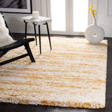 SAFAVIEH Area Rug 8x10 - Hudson Shag Collection - Large - Ivory & Beige, Non-Shedding & Easy Cleaning, Ultra Plush Thick Pile, Ideal for Living Room, Bedroom, Dining Space (SGH206B)