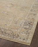 Loloi Magnolia Home by Joanna Gaines Millie Collection MIE-02 Sky/Gold 7'-10" x 10', .25" Pile Height, Area Rug