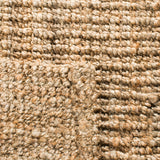 SAFAVIEH Area Rug 9x12 - Natural Fiber Collection - Large - Natural Brown, Handmade Jute, Farmhouse Style, Chunky Textured Thick Pile (NF447A)