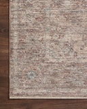 Loloi Magnolia Home by Joanna Gaines Millie Collection MIE-02 Sky/Gold 7'-10" x 10', .25" Pile Height, Area Rug