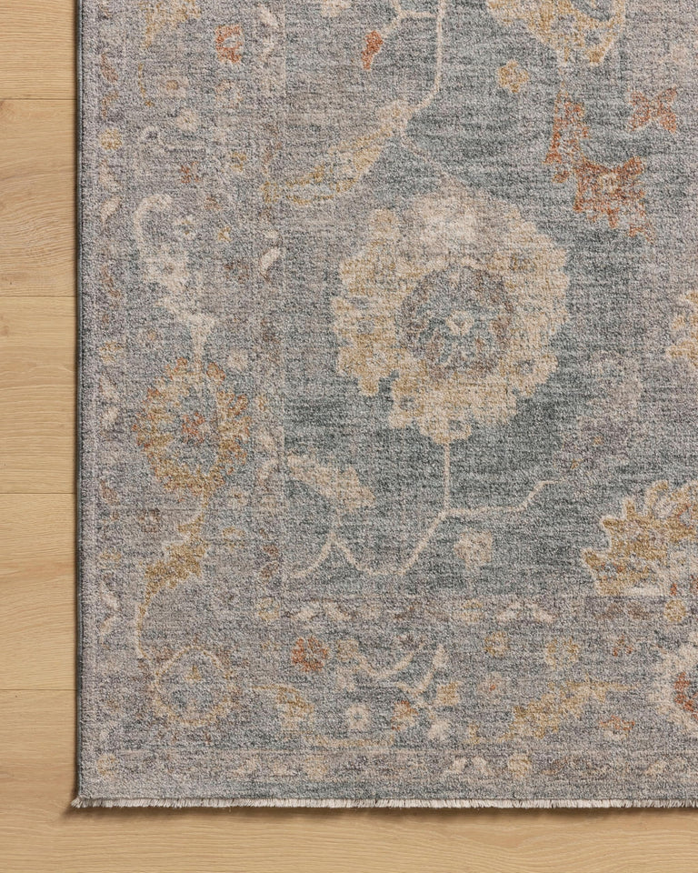 Loloi Chris Loves Julia Louisa Collection LOI-03 Taupe/Ivory 7'-10" x 10', .38" Pile Height, Area Rug