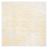 SAFAVIEH Evoke Collection Area Rug - 9' x 12', Ivory & Taupe, Oriental Distressed Design, Non-Shedding & Easy Care, Ideal for High Traffic Areas in Living Room, Bedroom (EVK256E)