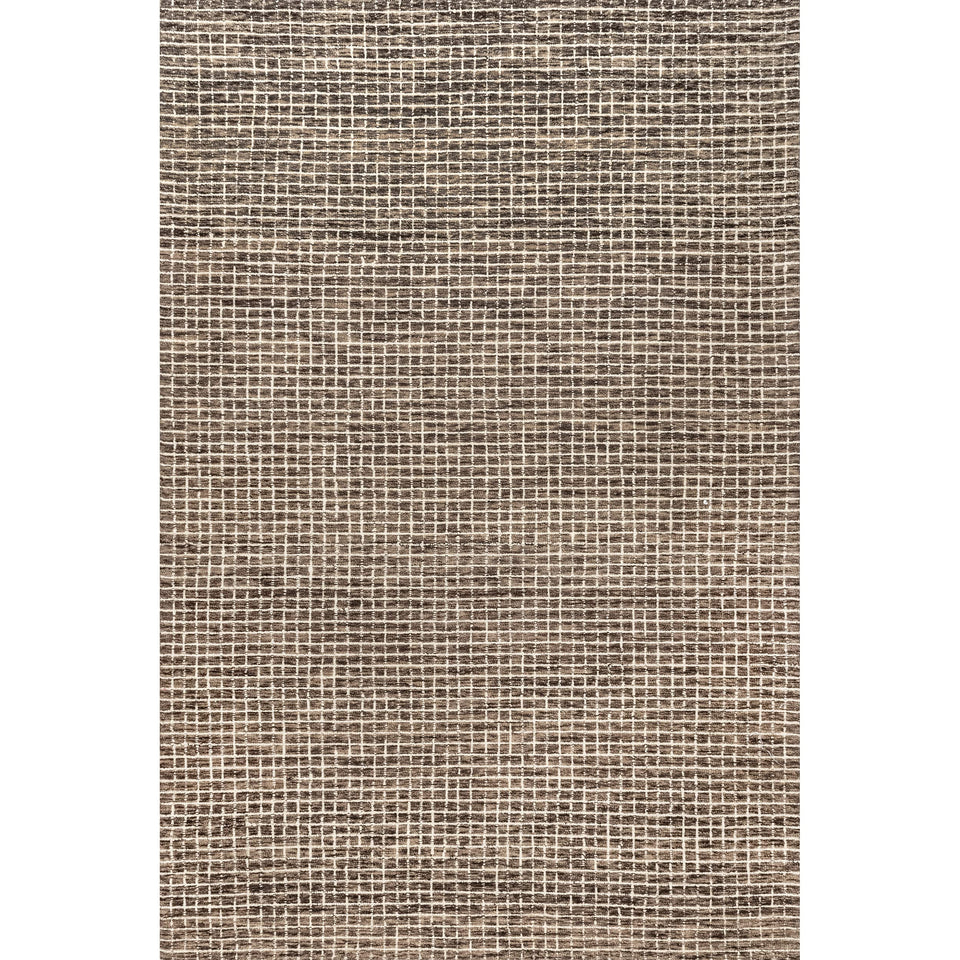 Rugs USA 8'6" x 11'6" Melrose Checked Wool Indoor Area Rug, Contemporary Farmhouse Cream for Living Room, Bedroom, Office, Entryway, Hallway