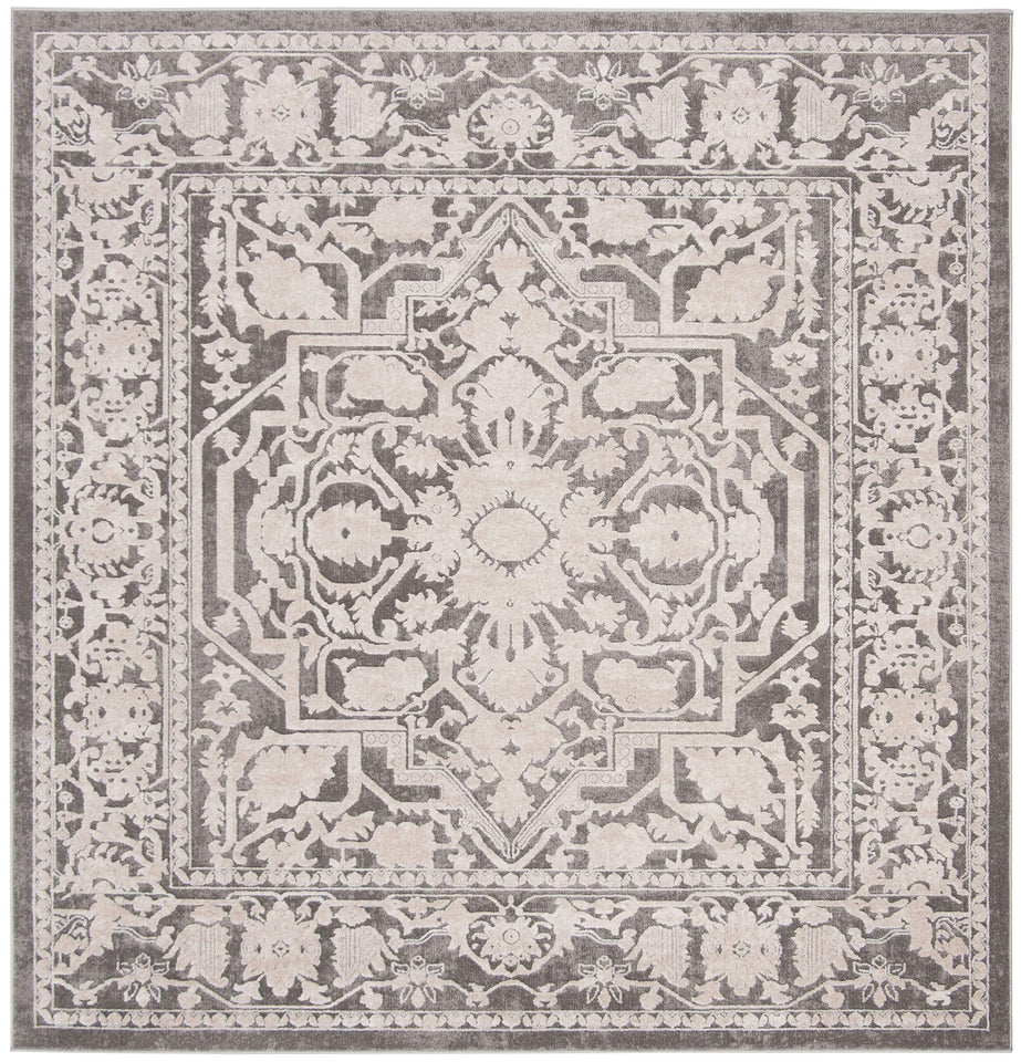 SAFAVIEH Area Rug 9x12 - Reflection Collection - Large - Cream & Ivory, Non-Shedding & Easy Cleaning, Ideal for Living Room, Bedroom, Dining Space (RFT665D)