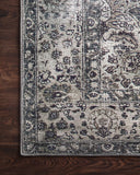 Loloi Layla Collection LAY-03 Olive/Charcoal 9'-0" x 12'-0" .13" Thick Area Rug, Soft, Durable, Vintage Inspired, Distressed, Low Pile, Non-Shedding, Easy Clean, Printed, Living Room Rug