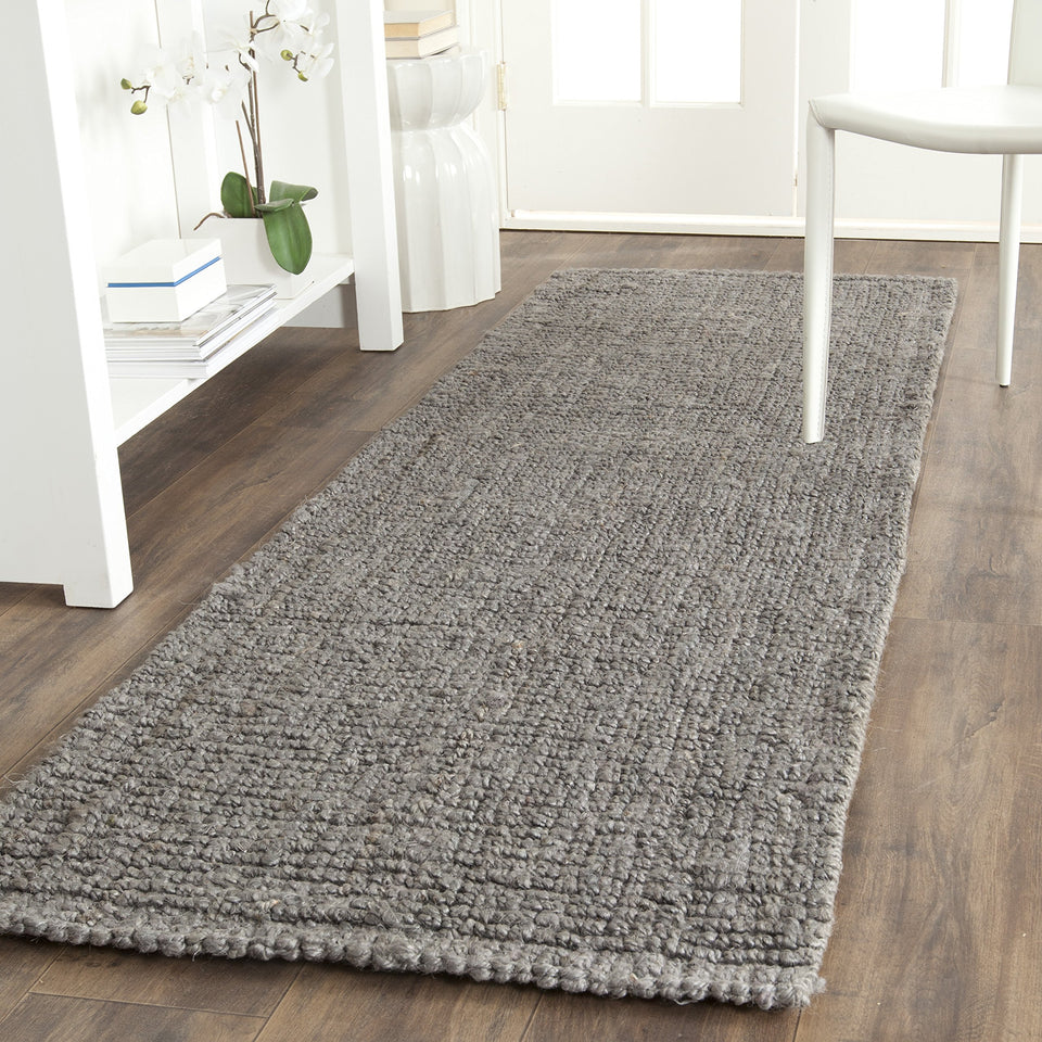 SAFAVIEH Area Rug 9x12 - Natural Fiber Collection - Large - Natural Brown, Handmade Jute, Farmhouse Style, Chunky Textured Thick Pile (NF447A)