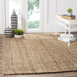 SAFAVIEH Area Rug 9x12 - Natural Fiber Collection - Large - Natural Brown, Handmade Jute, Farmhouse Style, Chunky Textured Thick Pile (NF447A)