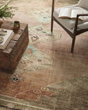 Loloi Magnolia Home by Joanna Gaines Sinclair Collection SIN-01 Pebble/Taupe 8'-6" x 11'-6", .25" Pile Height, Machine Washable, Area Rug