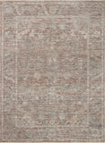 Loloi Magnolia Home by Joanna Gaines Millie Collection MIE-02 Sky/Gold 7'-10" x 10', .25" Pile Height, Area Rug