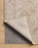 Loloi Chris Loves Julia Louisa Collection LOI-03 Taupe/Ivory 7'-10" x 10', .38" Pile Height, Area Rug