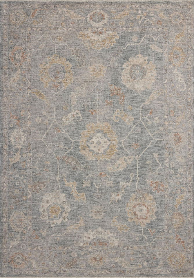 Loloi Chris Loves Julia Louisa Collection LOI-03 Taupe/Ivory 7'-10" x 10', .38" Pile Height, Area Rug