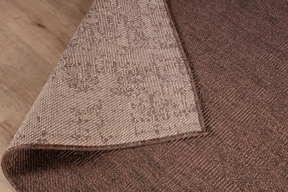 CAMILSON Easy Jute Rug 10x14, Indoor Outdoor Natural Color Fiber Area Rugs for Living Room Patio and Kitchen Rug, Sisal Boho Woven Design, Easy-Cleaning, Washable Outside Carpet Alfombras (10 x 14)