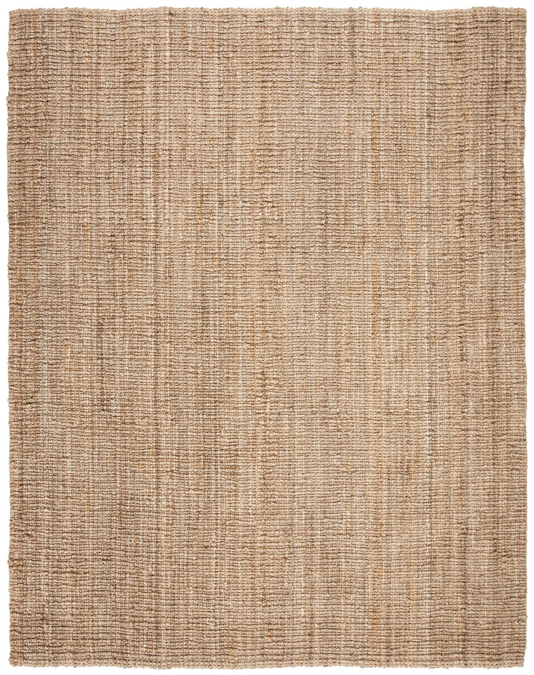 SAFAVIEH Area Rug 9x12 - Natural Fiber Collection - Large - Natural Brown, Handmade Jute, Farmhouse Style, Chunky Textured Thick Pile (NF447A)