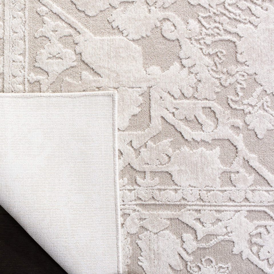 SAFAVIEH Area Rug 9x12 - Reflection Collection - Large - Cream & Ivory, Non-Shedding & Easy Cleaning, Ideal for Living Room, Bedroom, Dining Space (RFT665D)