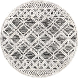 nuLOOM 8x11 Ansley Moroccan Tassel Area Rug, Light Grey, High-Low Textured Bohemian Design, Plush High Pile, Stain Resistant, For Bedroom, Living Room, Hallway, Entryway