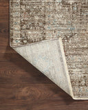 Loloi Magnolia Home by Joanna Gaines Millie Collection MIE-02 Sky/Gold 7'-10" x 10', .25" Pile Height, Area Rug