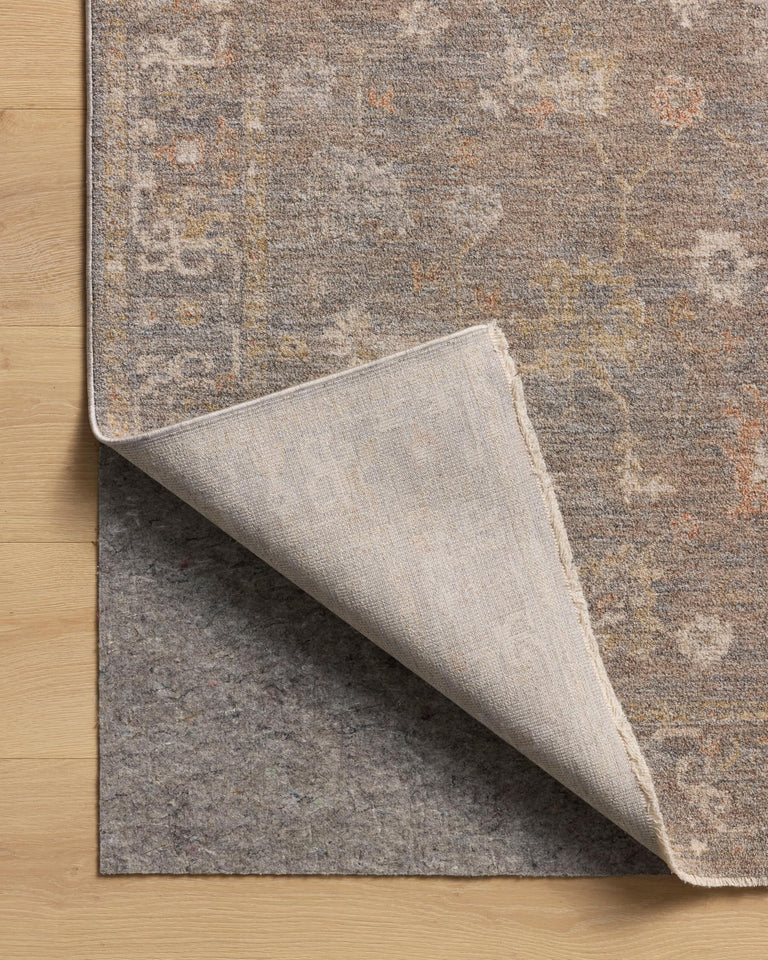 Loloi Chris Loves Julia Louisa Collection LOI-03 Taupe/Ivory 7'-10" x 10', .38" Pile Height, Area Rug