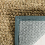 SAFAVIEH Area Rug 8x10 - Natural Fiber Collection - Large - Natural & Beige, Seagrass, Basketweave Pattern (NF114A)